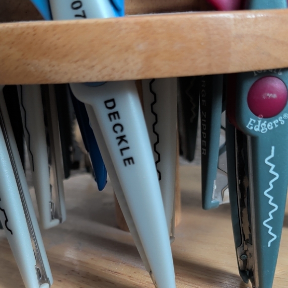 Vibrant Multi-Color And Pattern Scissors Carousel - Picture 5 of 7